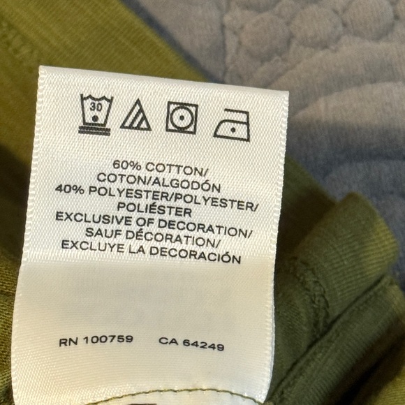 Scotch & Soda Olive Long Sleeve Henley - Picture 14 of 14